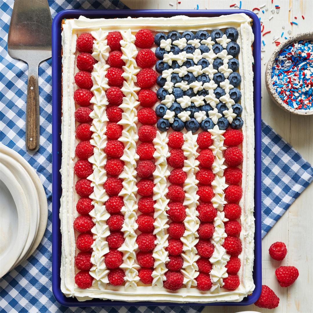 Flag Cake