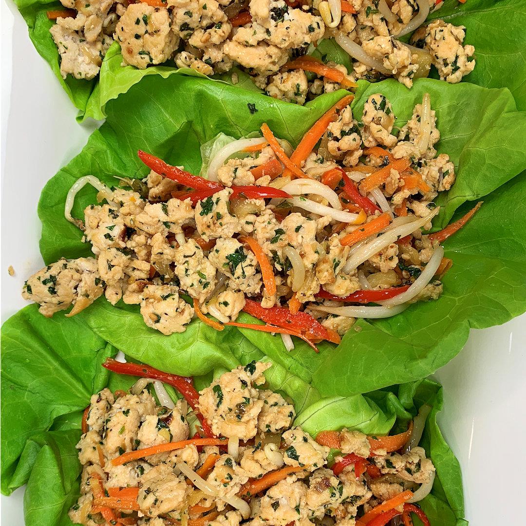 Chicken Lettuce Wraps – A Gourmet Food Blog