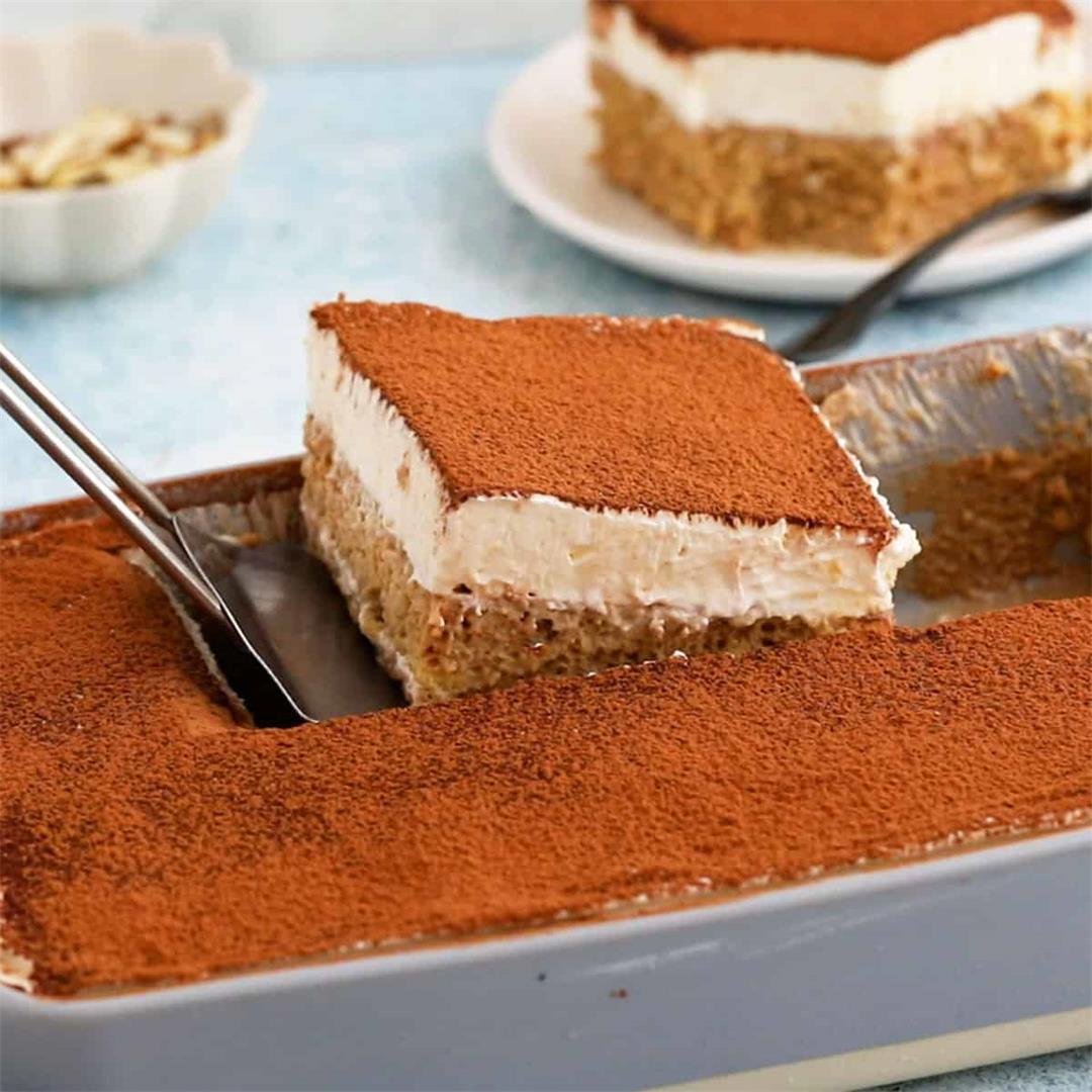 Tiramisu Tres Leches Cake