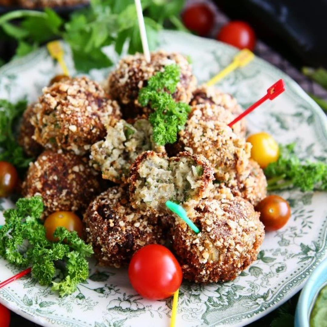 Keto Aubergine Balls