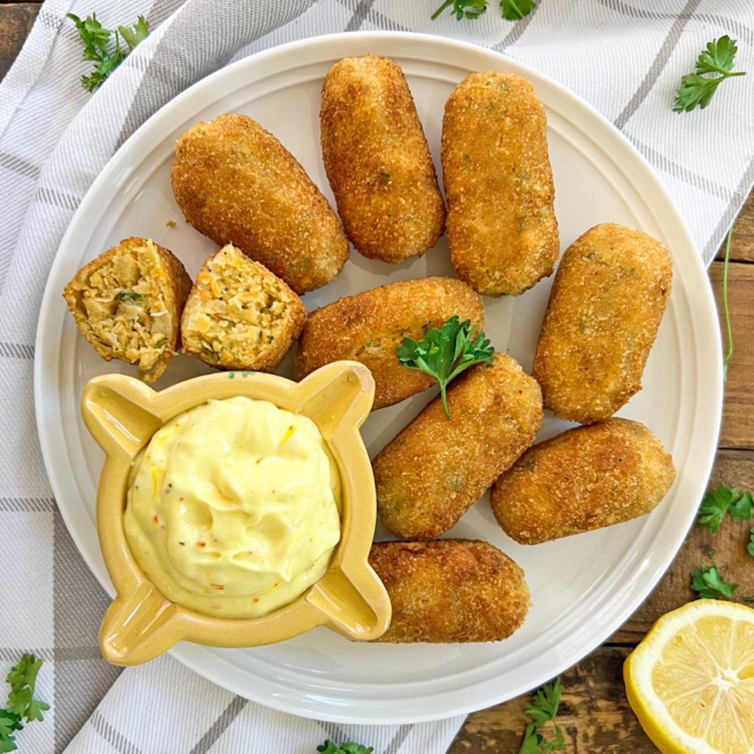 Got Canned Chickpeas? Make these Spanish Chickpea Croquettes