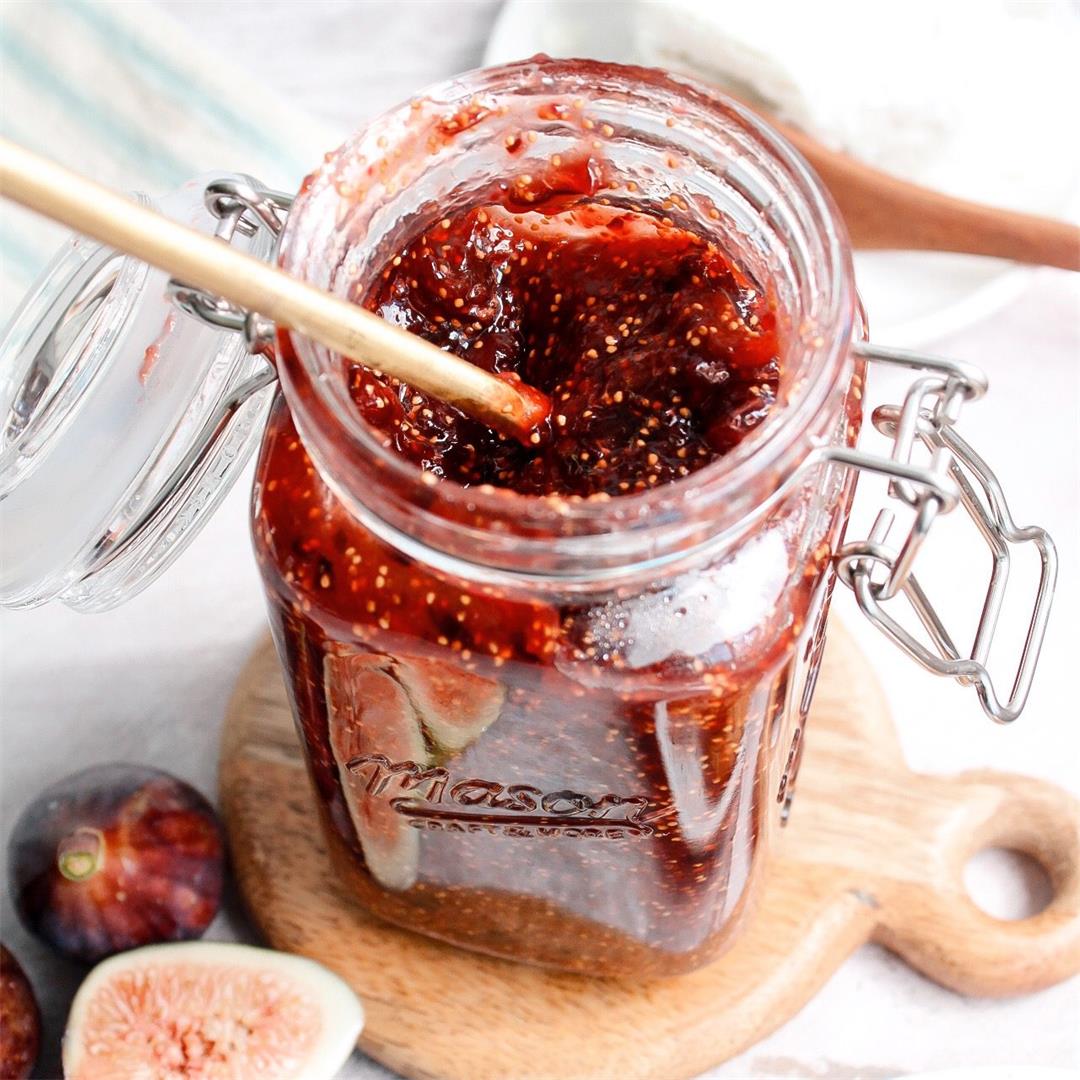 Homemade Fig Jam With Fresh Figs (Without Pectin)