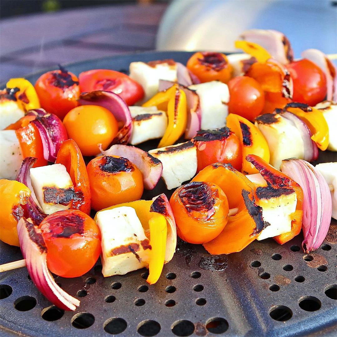 BBQ Halloumi Skewers recipe