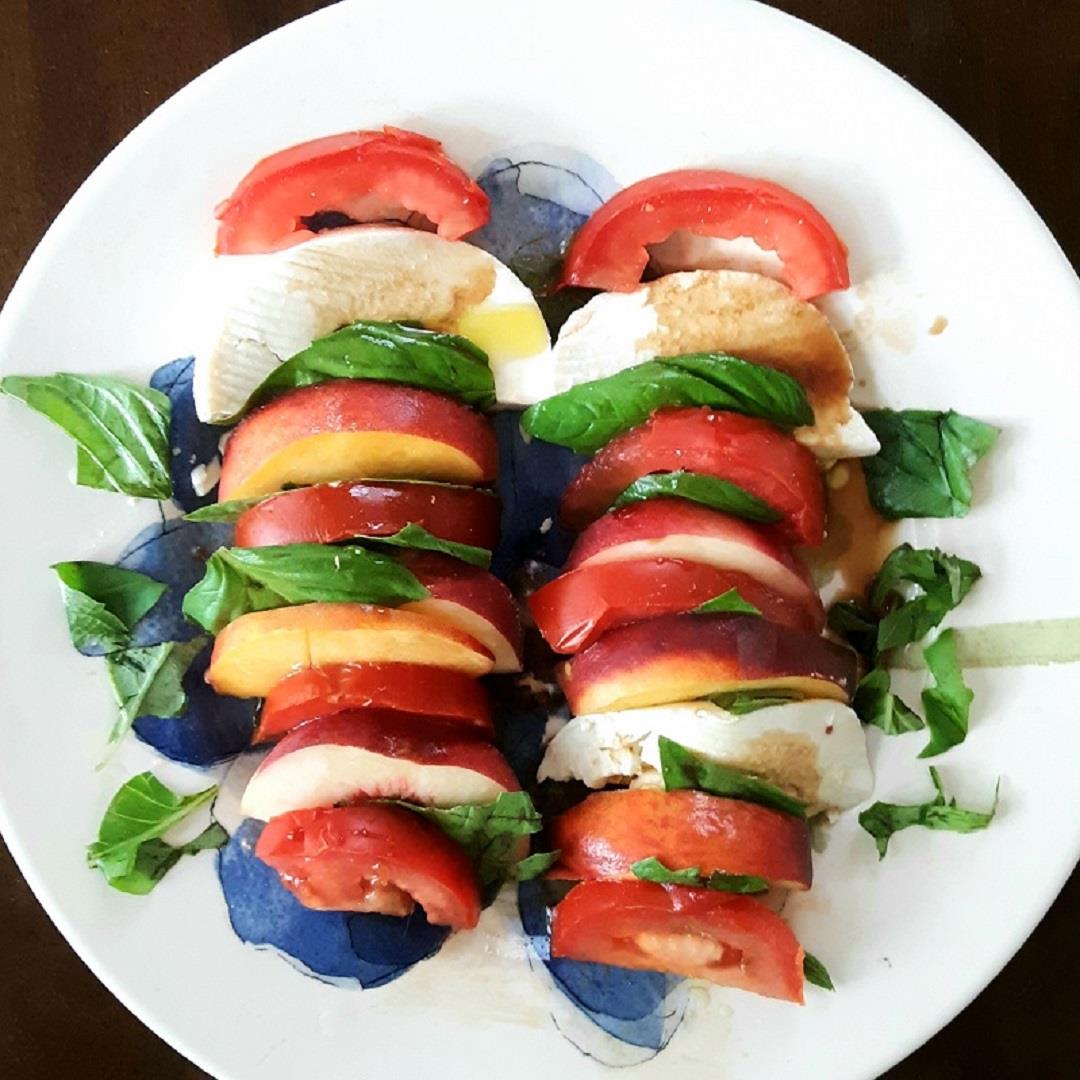 Peach Caprese Salad