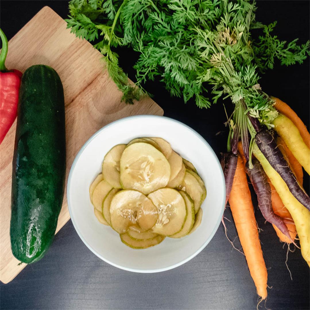 Pickled Cucumber Salad: a Quick, Easy, Deliciously Tangy Recipe