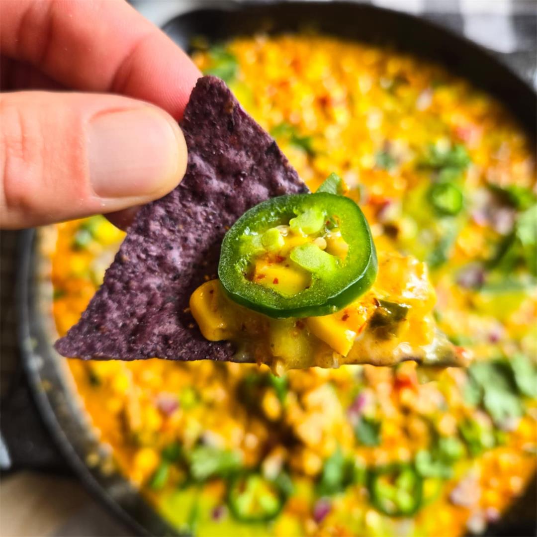 Sausage & Jalapeno Corn Queso