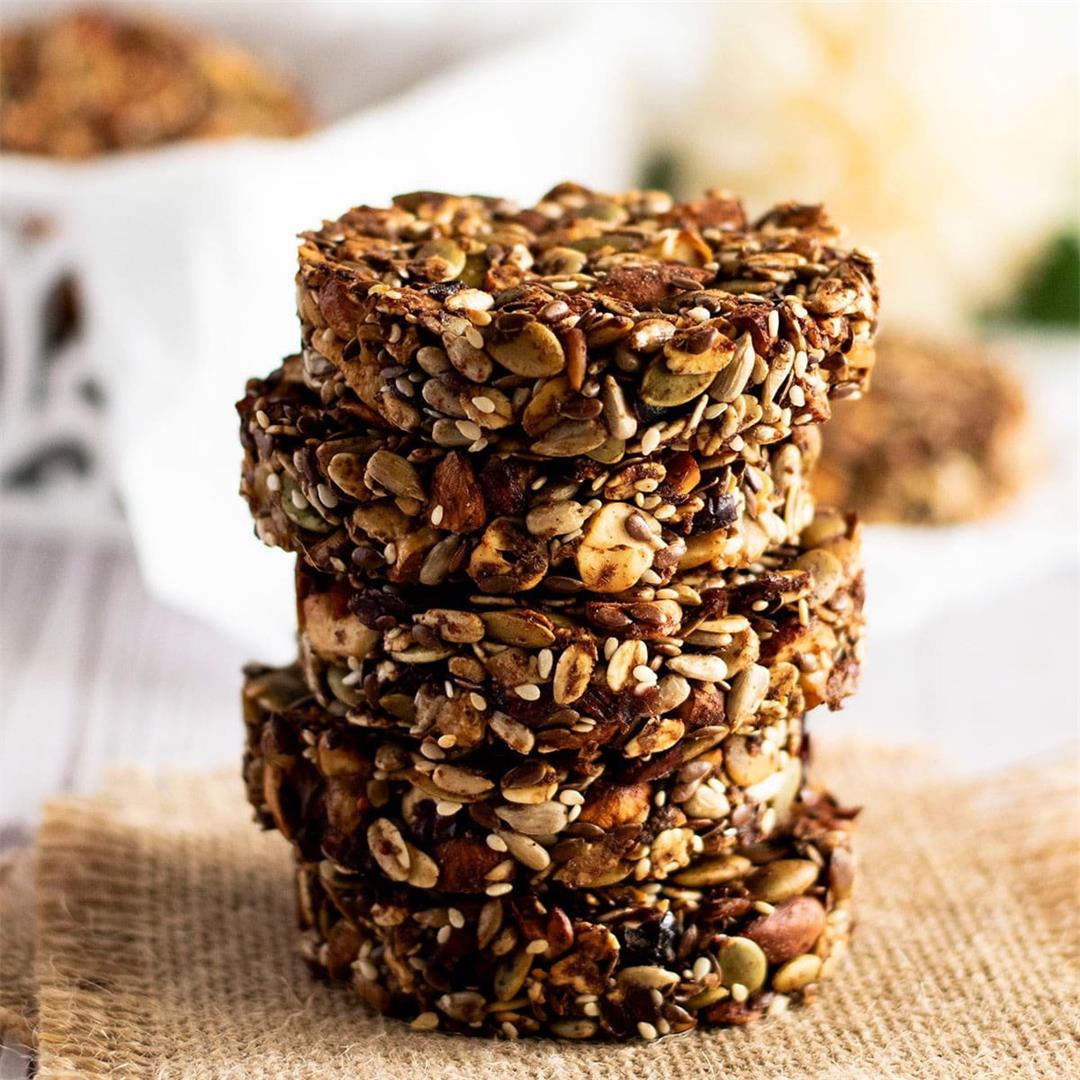 Healthy Cranberry & Mixed Nut Cookies with Seeds