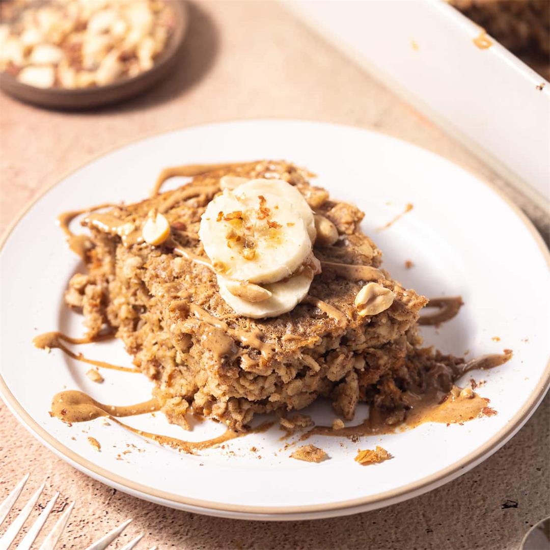 Peanut Butter Baked Oatmeal Recipe