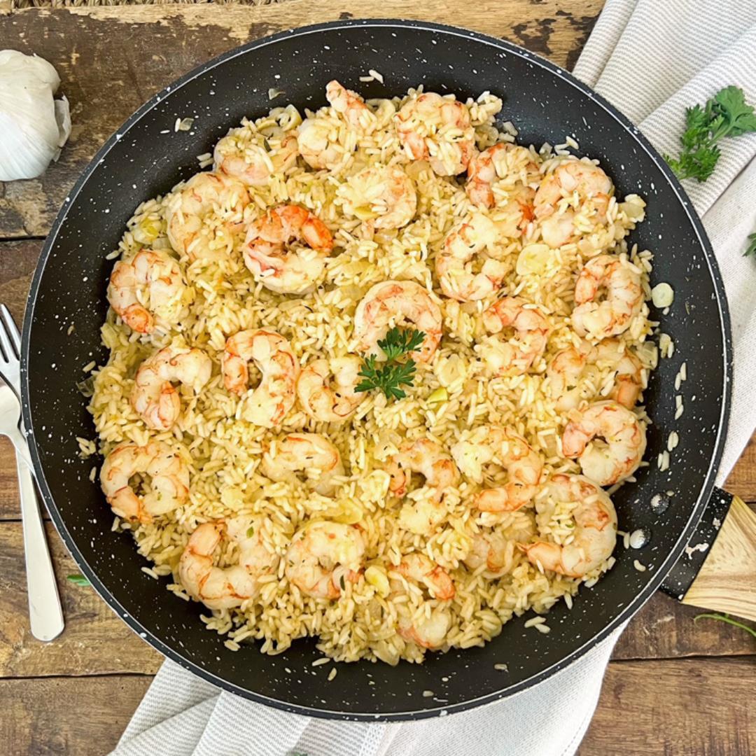 Got Frozen Shrimp? Make this One-Pan Shrimp and Rice Dinner