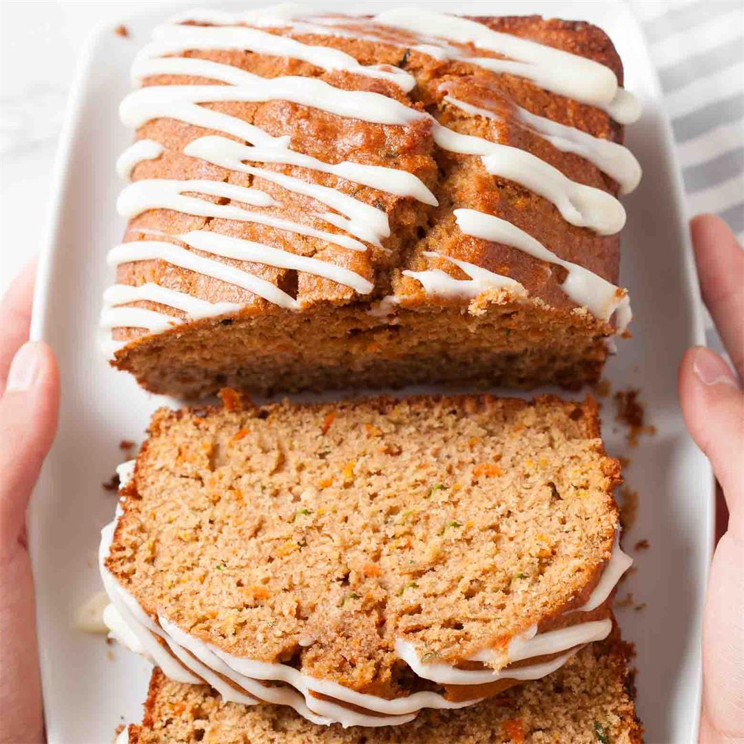 Zucchini Carrot Bread (One-Bowl)