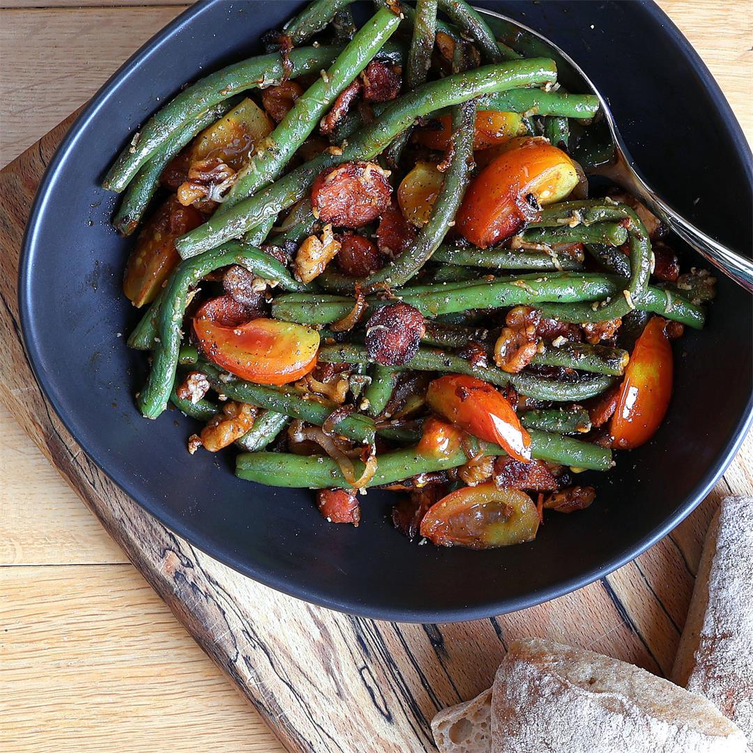 Warm Green Bean Salad