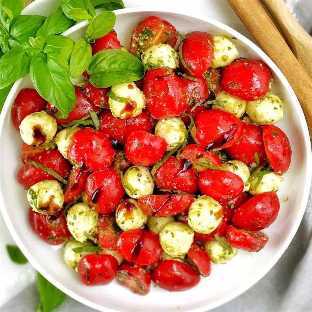 Pesto Caprese Salad Recipe