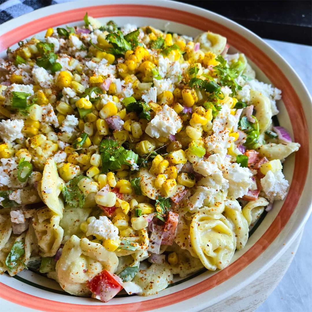 Street Corn Tortellini Salad