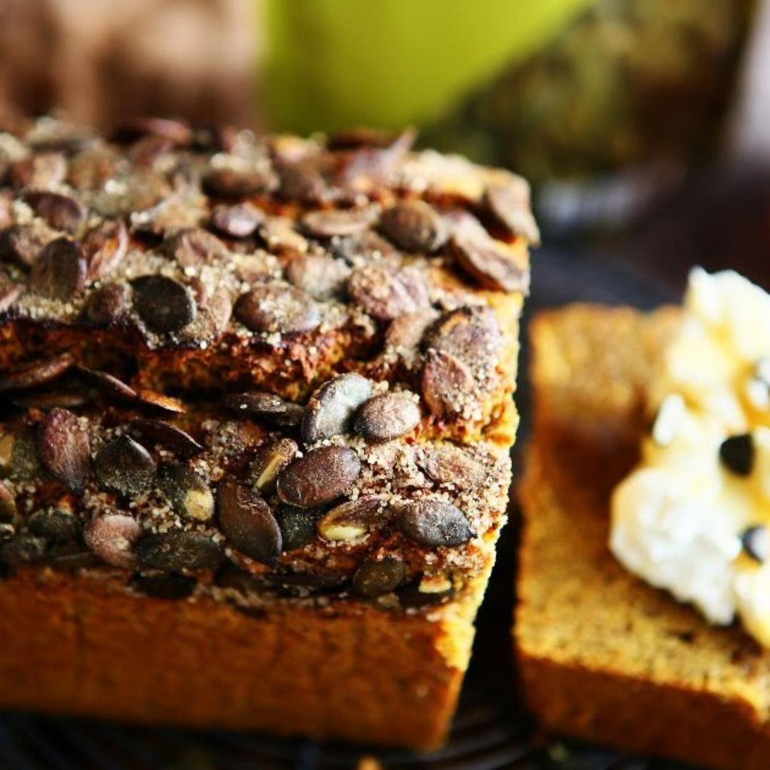 Spiced Pumpkin Whole Spelt Loaf