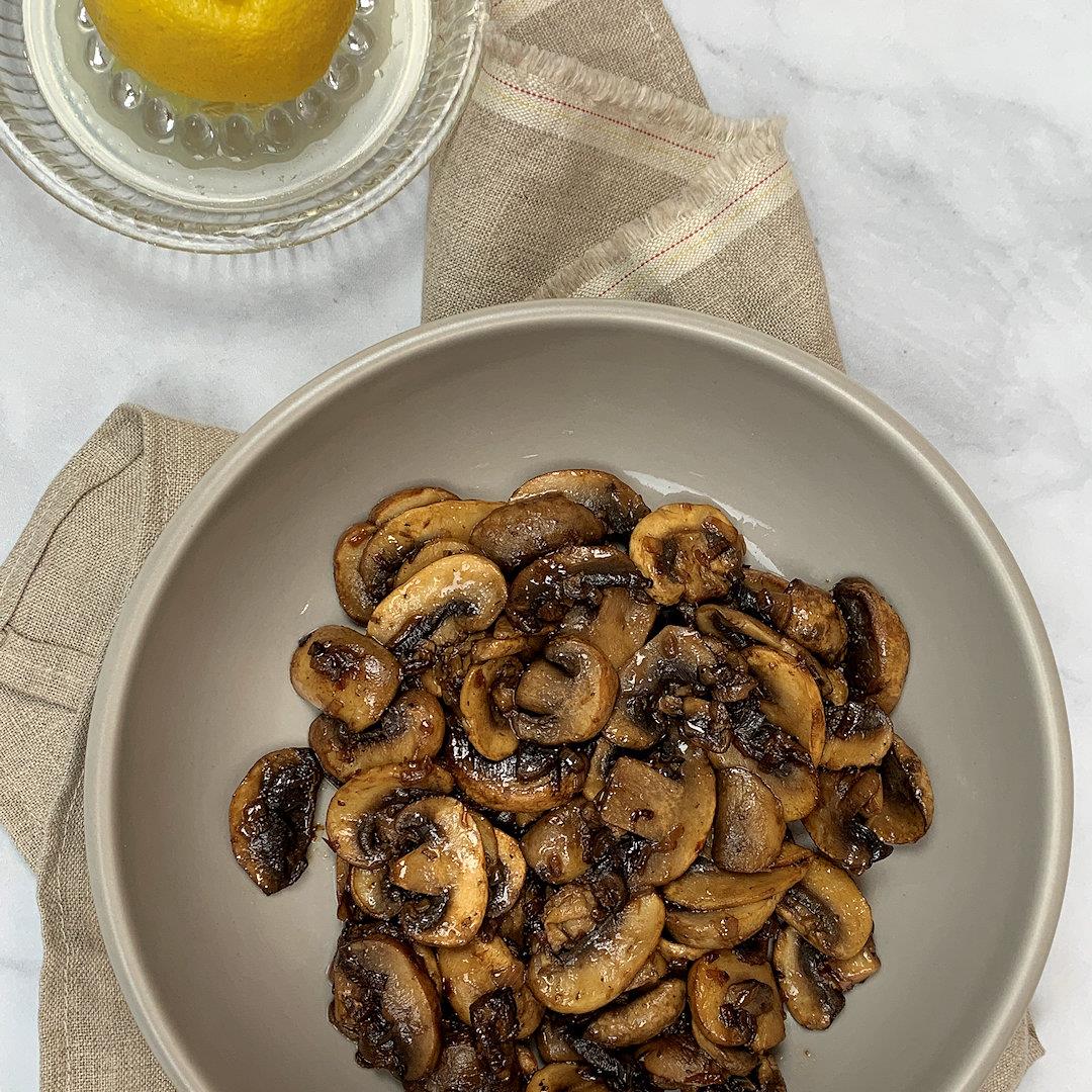 Sauteed Mushrooms with Shallot & Lemon Juice – A Gourmet Food B