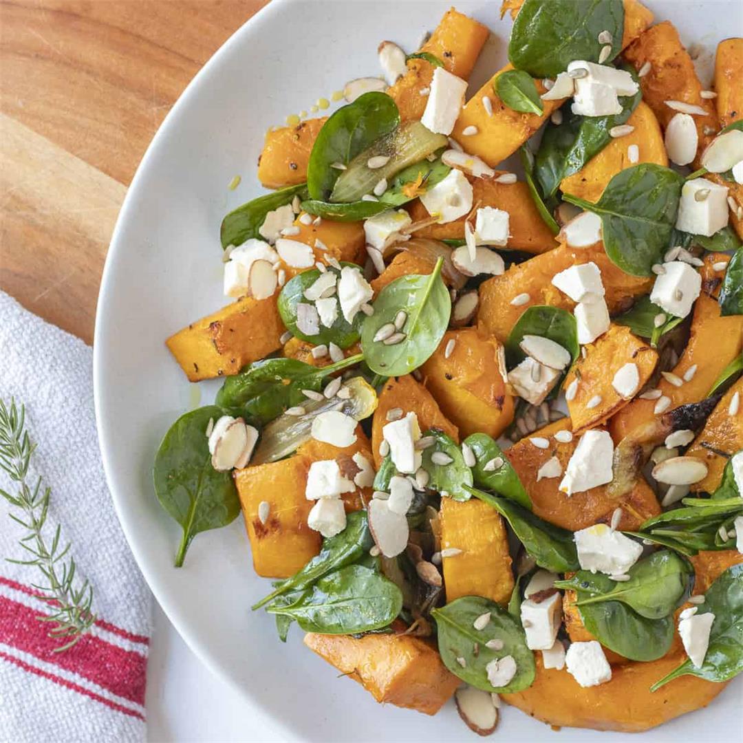 Butternut Squash And Feta Salad