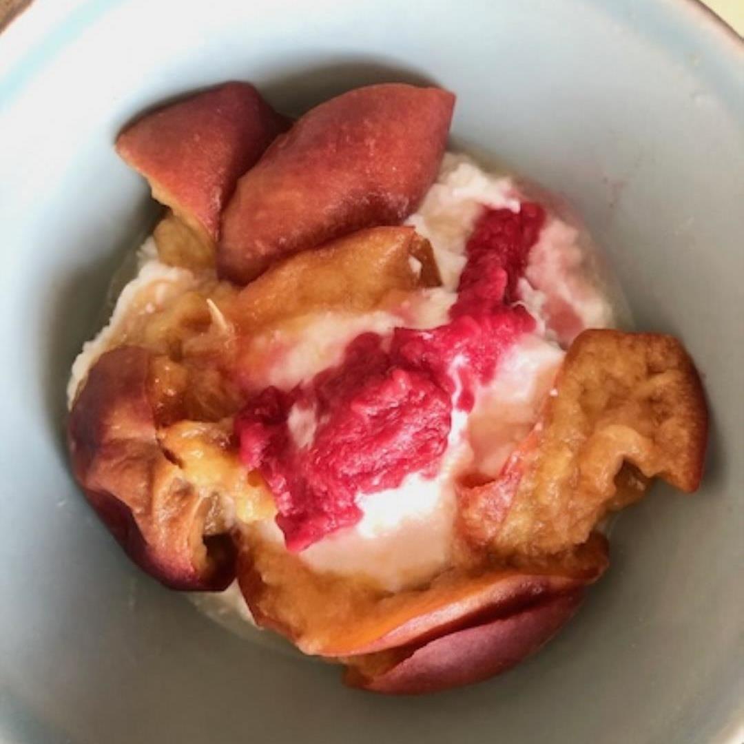 Peach Melba - No Cooking