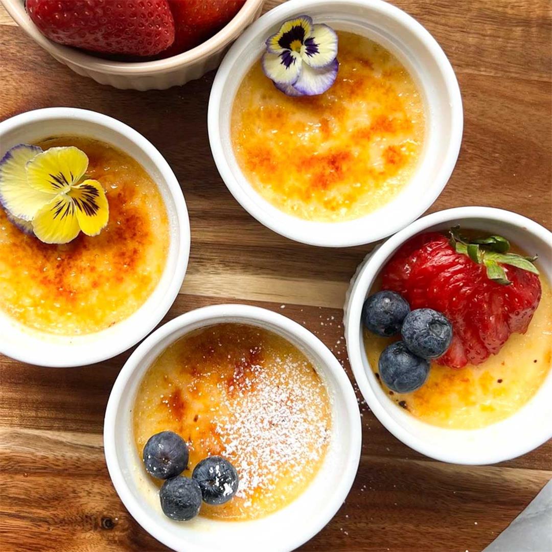 Vanilla & Cardamom Creme Brulee