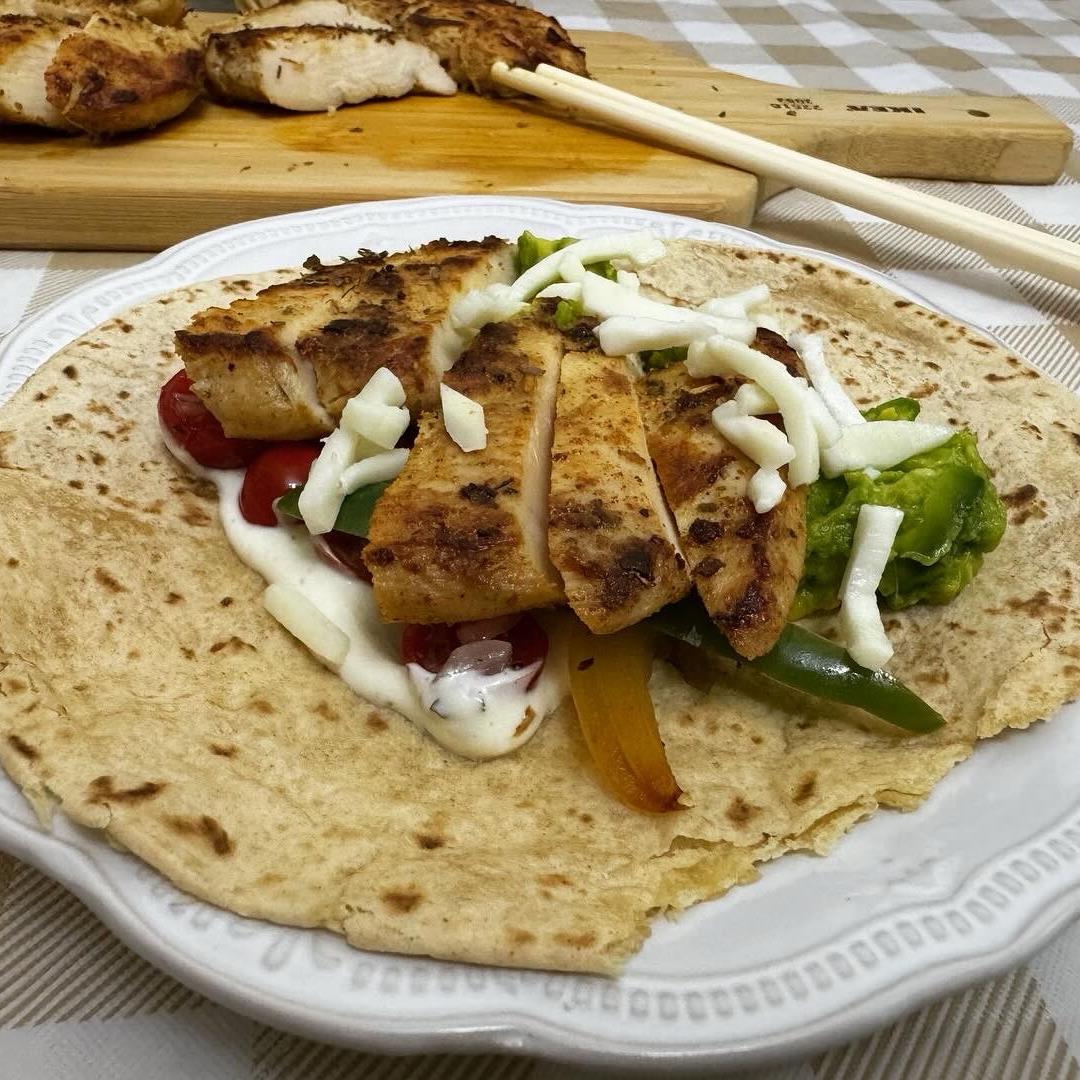 Chicken Fajitas with a Mayonnaise Marinade