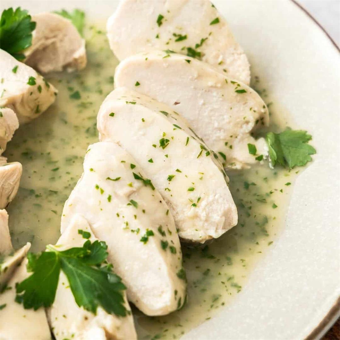 Poached Chicken Breasts