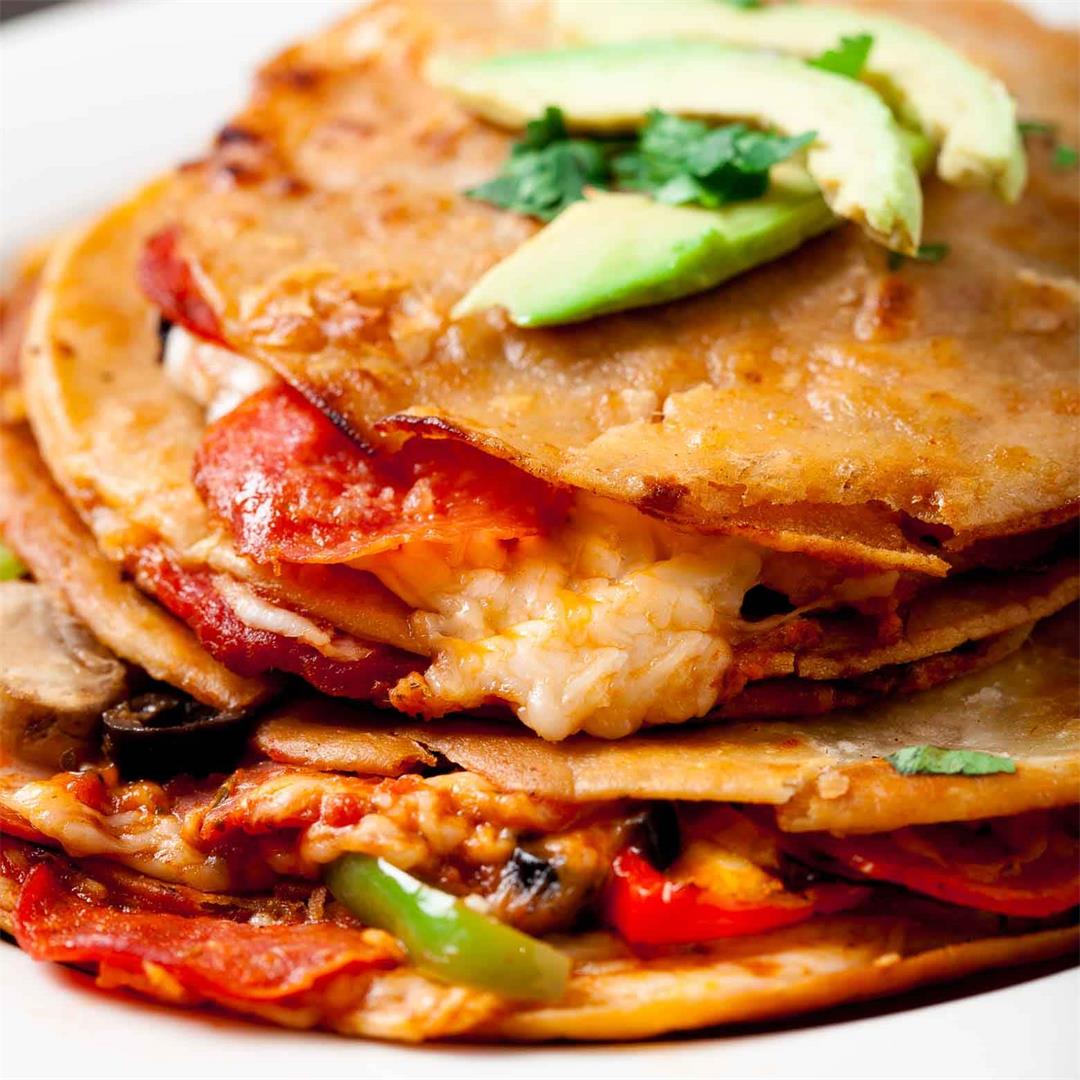 Pizzadilla Recipe (Pizza Quesadillas)