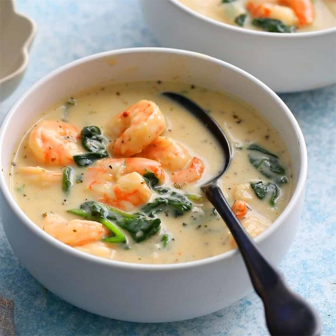 Creamy Shrimp Soup {Best Ever}