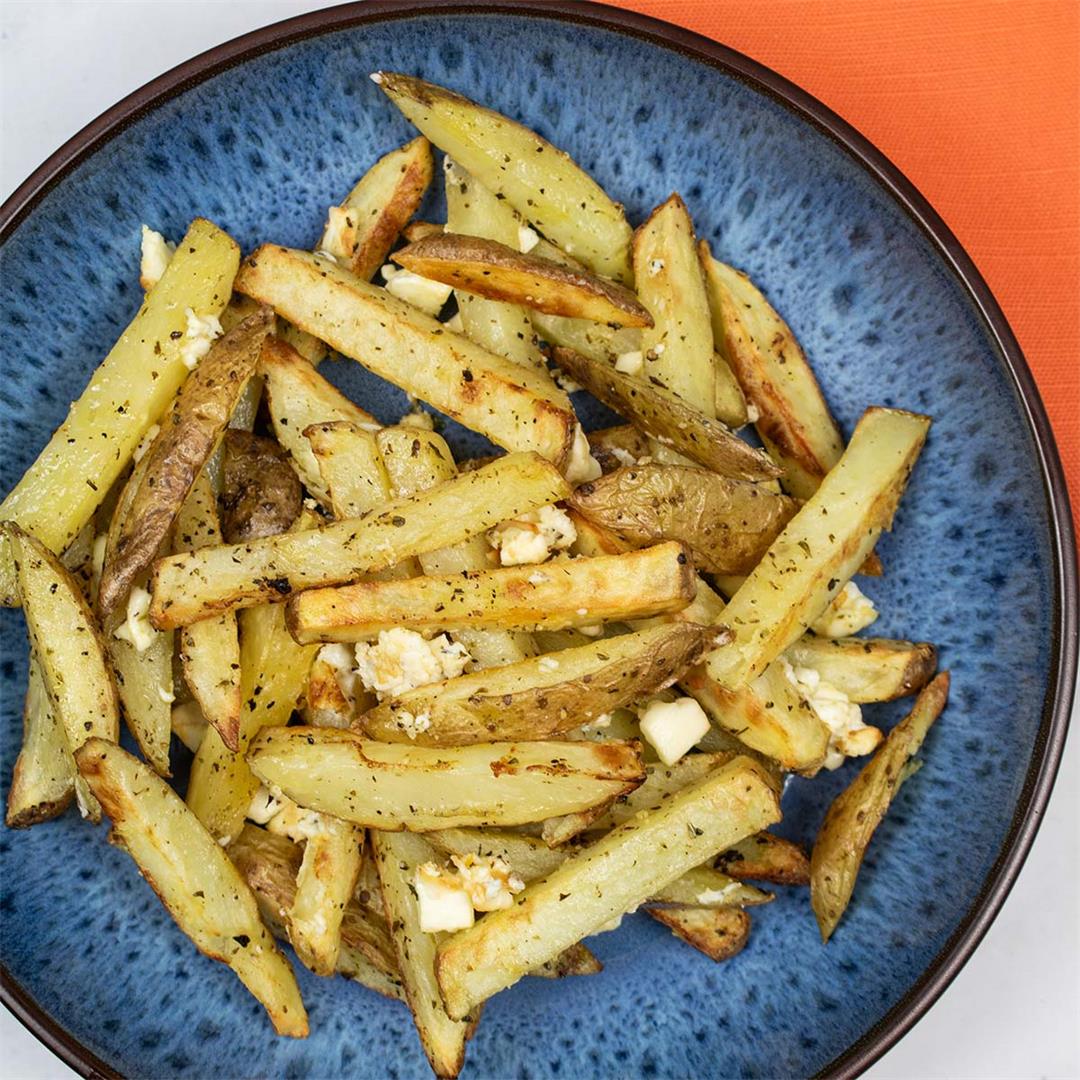 Feta and Oregano Fries