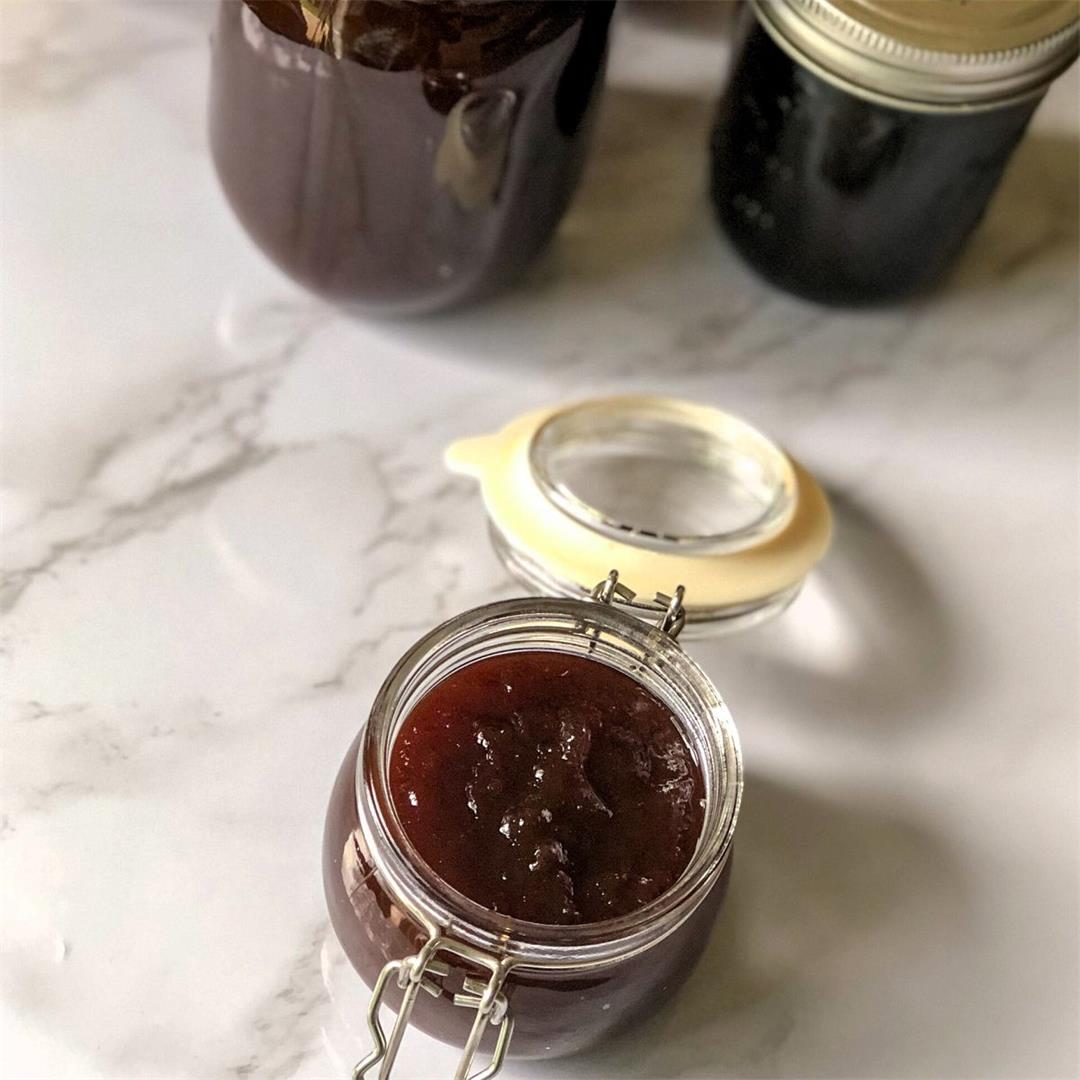 Easy Crockpot Apple Butter (w/ Instant Pot option)