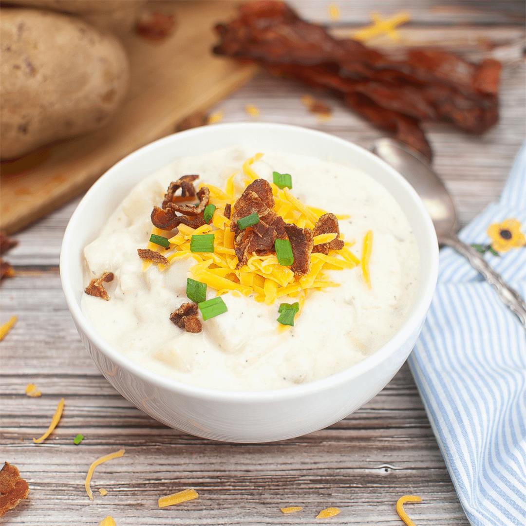 Easy Crock Pot Potato Soup