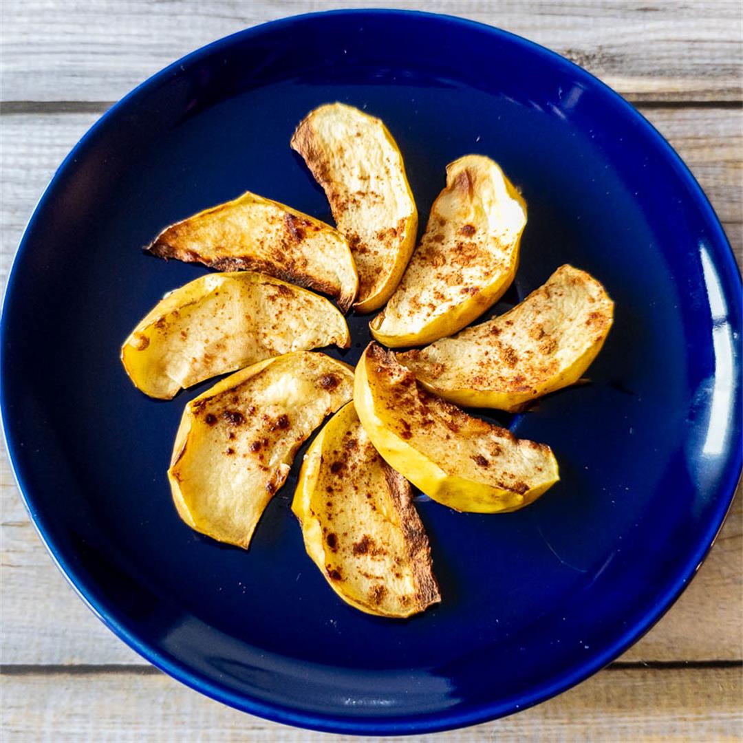 Quick and Easy Air Fryer Apples with Cinnamon