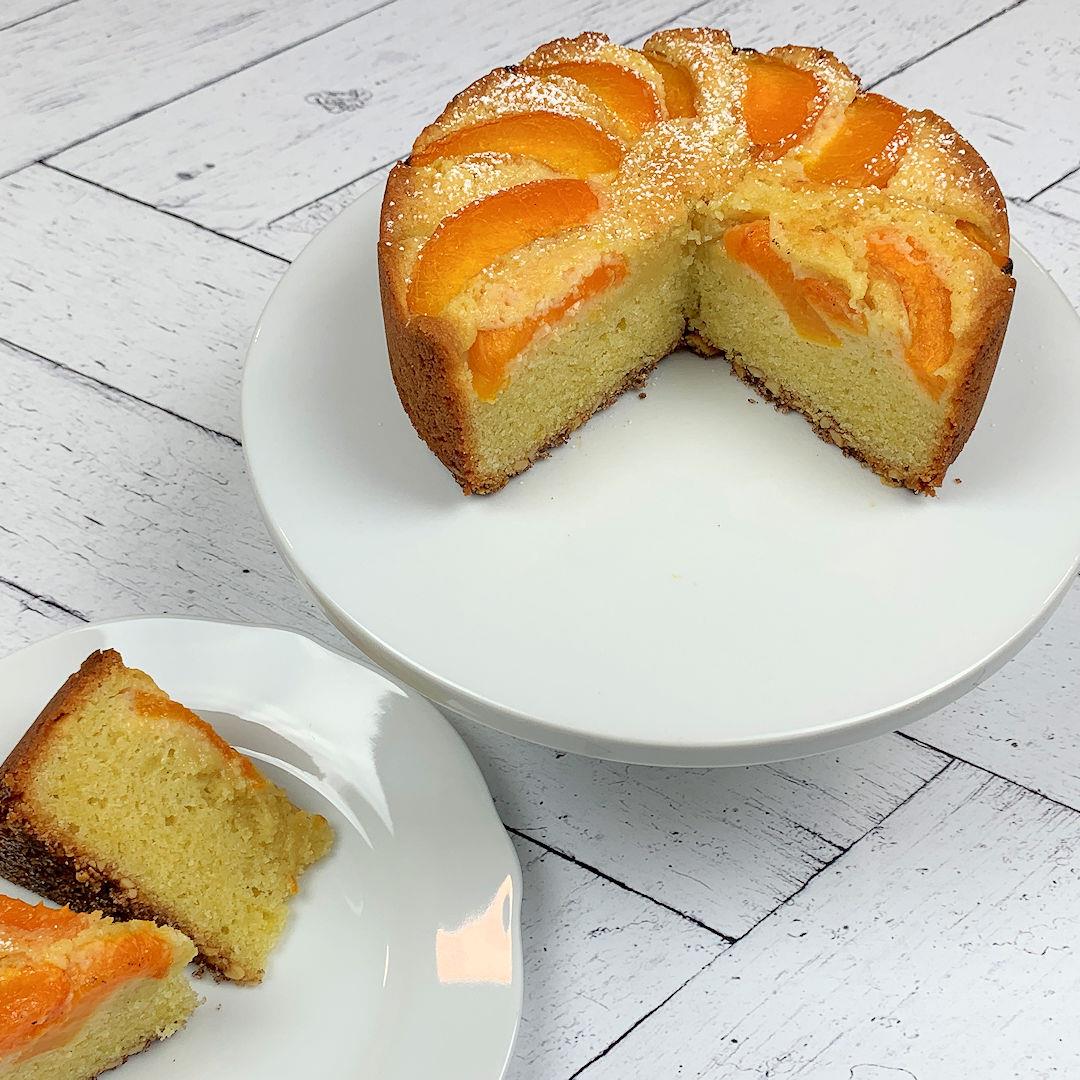 Apricot Almond Cake for Two – A Gourmet Food Blog