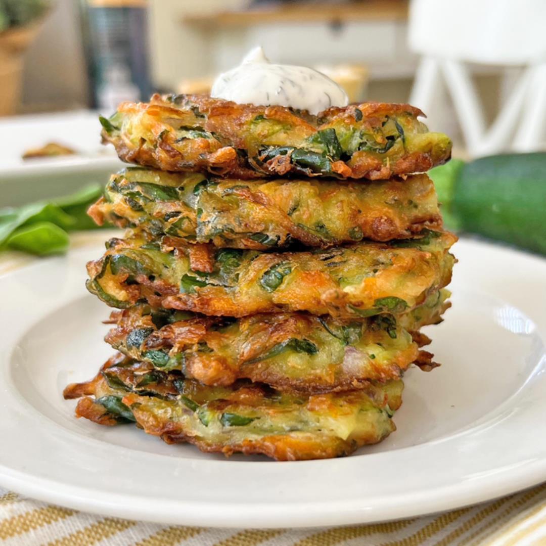 CRISPY Vegetable Fritters | Seriously GOOD and Easy to Make