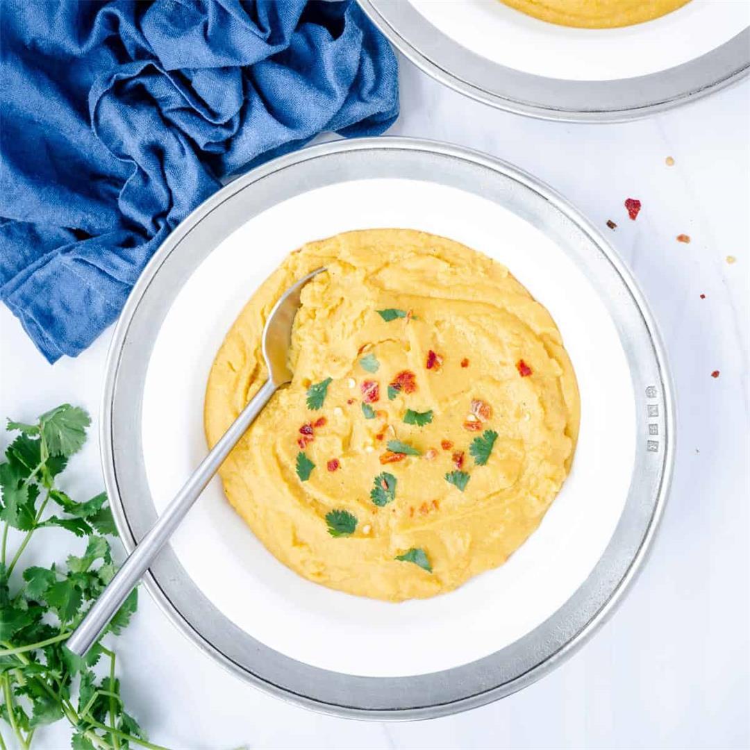 Creamy Yellow Split Pea Soup with Turmeric