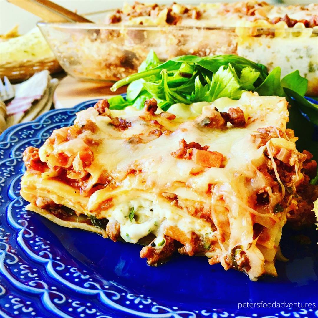 Lasagna with Cottage Cheese