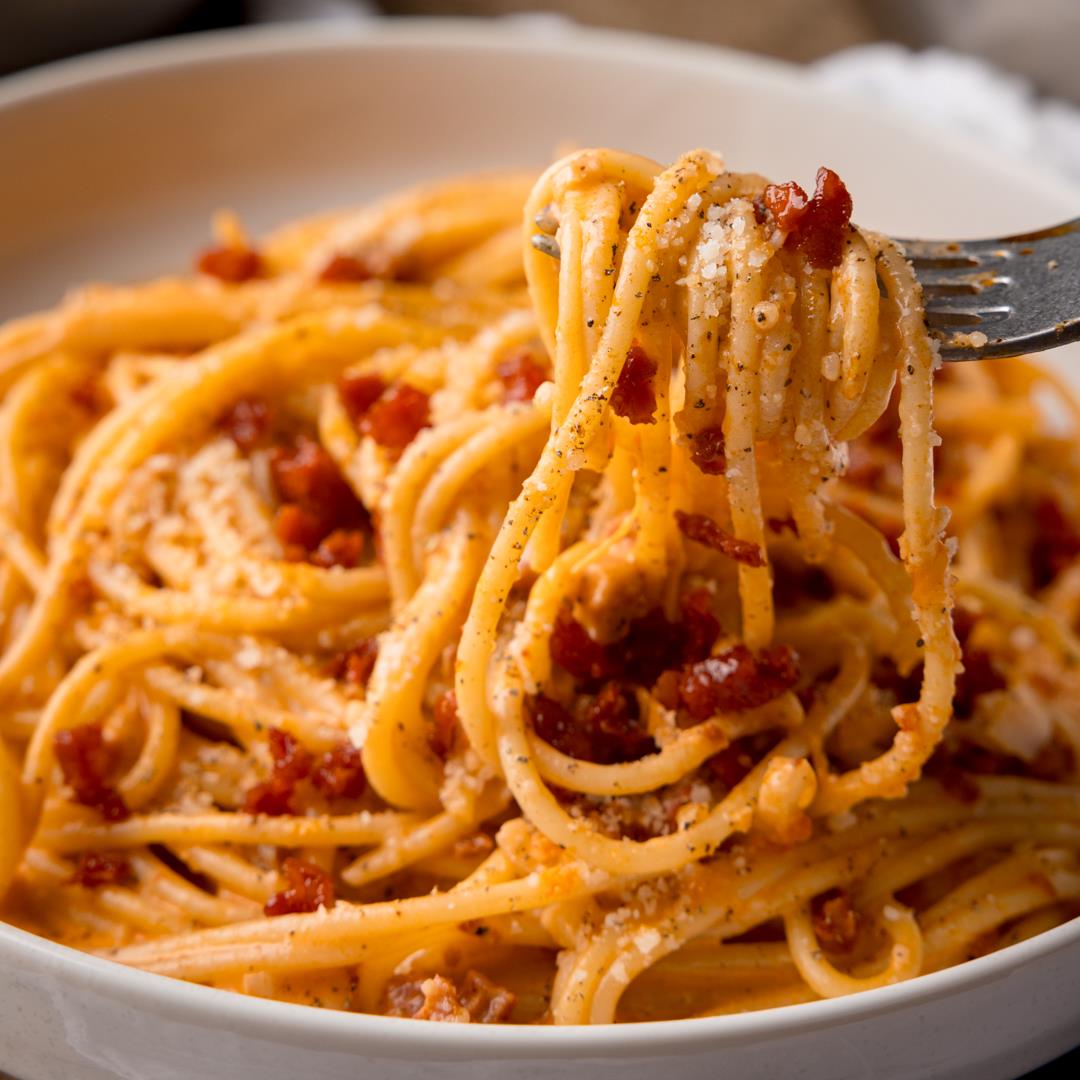 One-Pan Chorizo Spaghetti