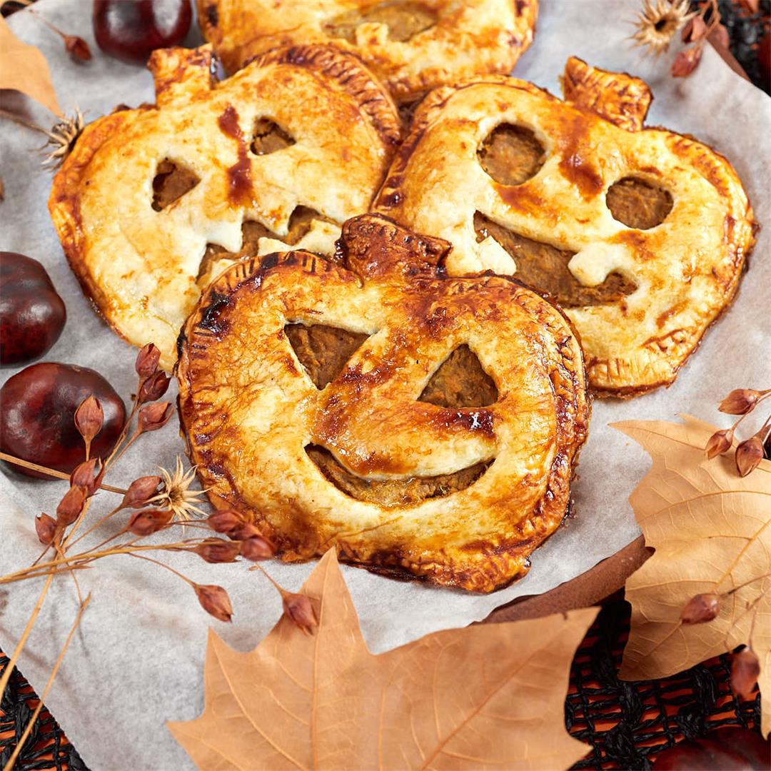 Halloween Pumpkin Hand Pies