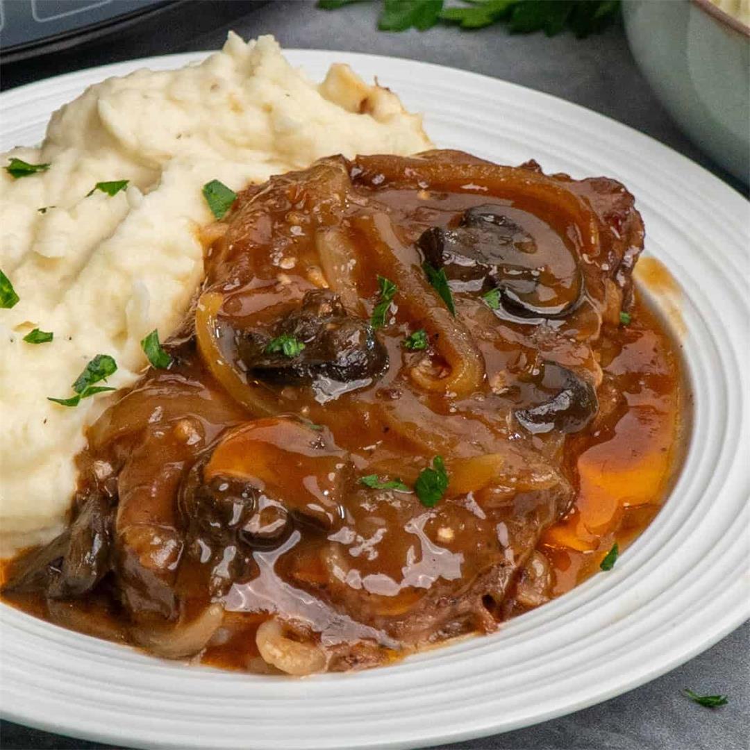 Ribeye Steak in Crock Pot