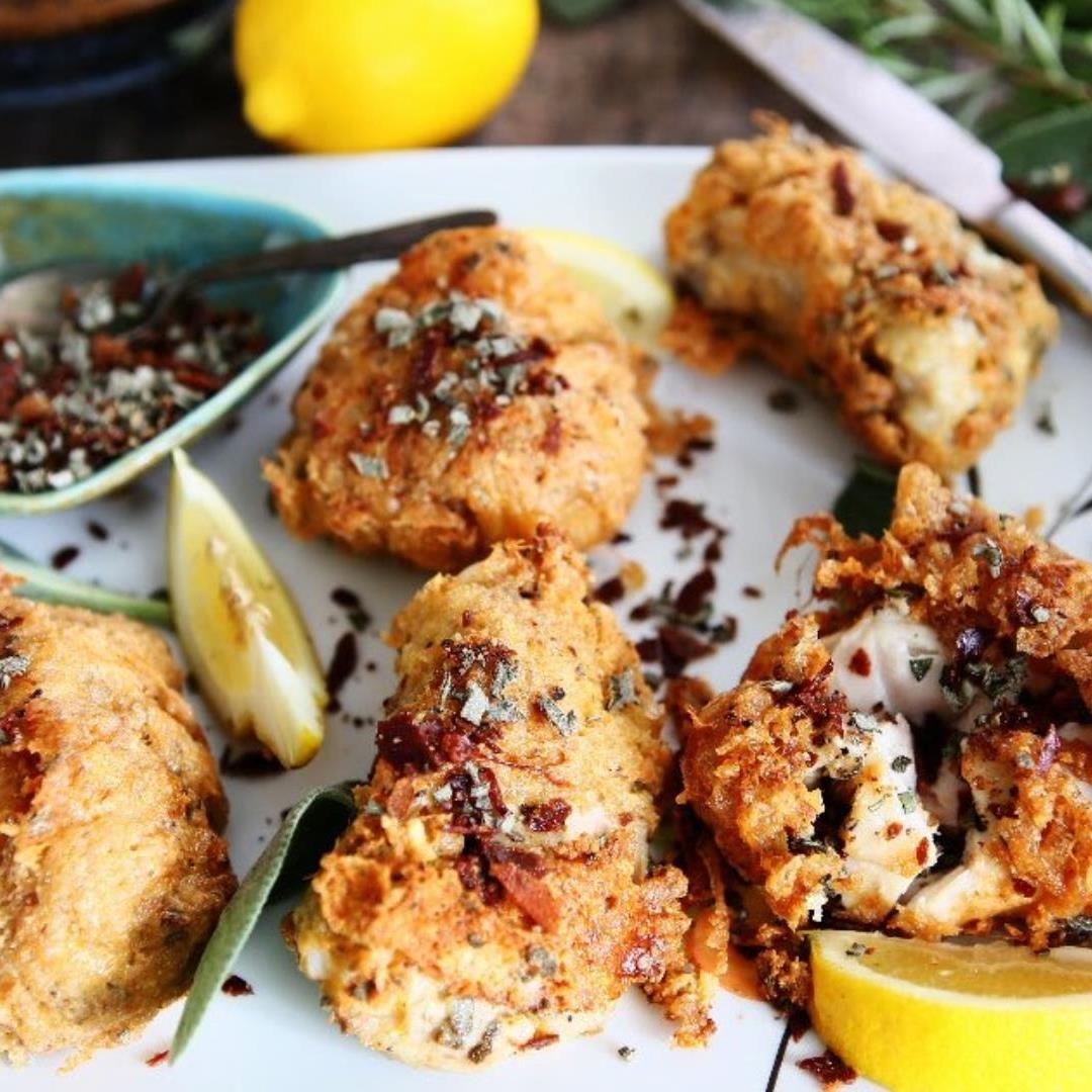 Pollo Fritto with Saltimbocca Salt