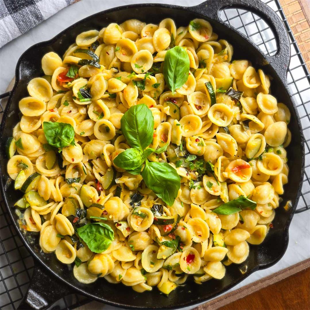 Leek & Zucchini Orecchiette