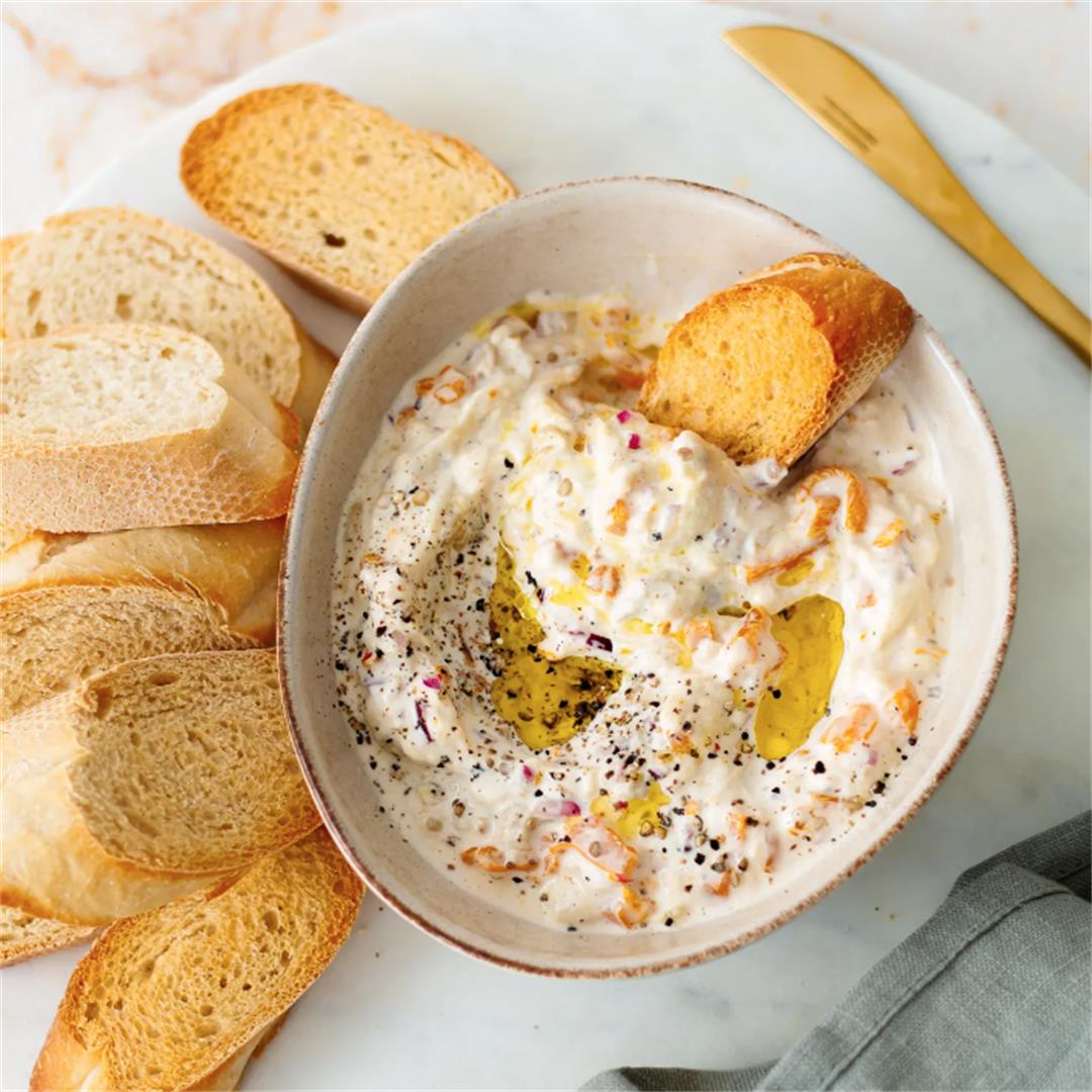 Roasted Eggplant and Red Pepper Dip