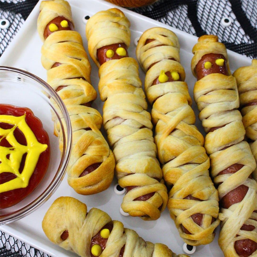 Air Fryer Mummy Dogs