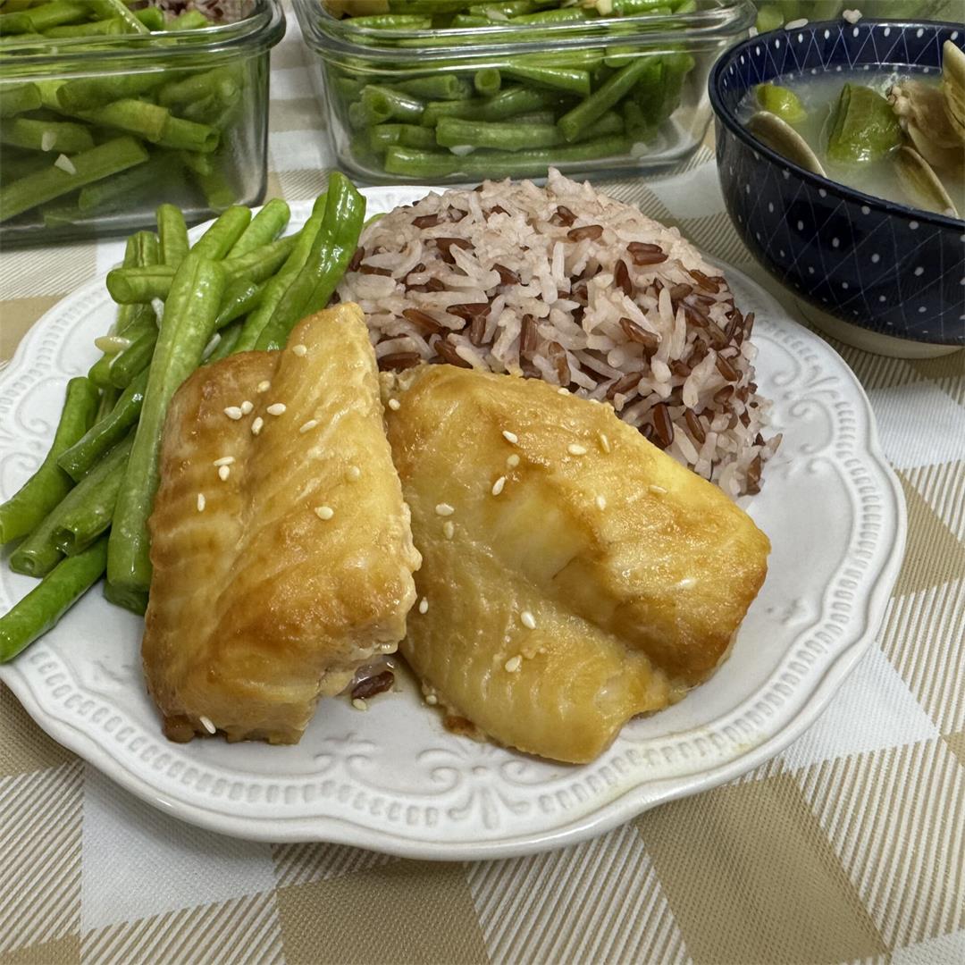 Meal Prep Friendly Miso Glazed Cod