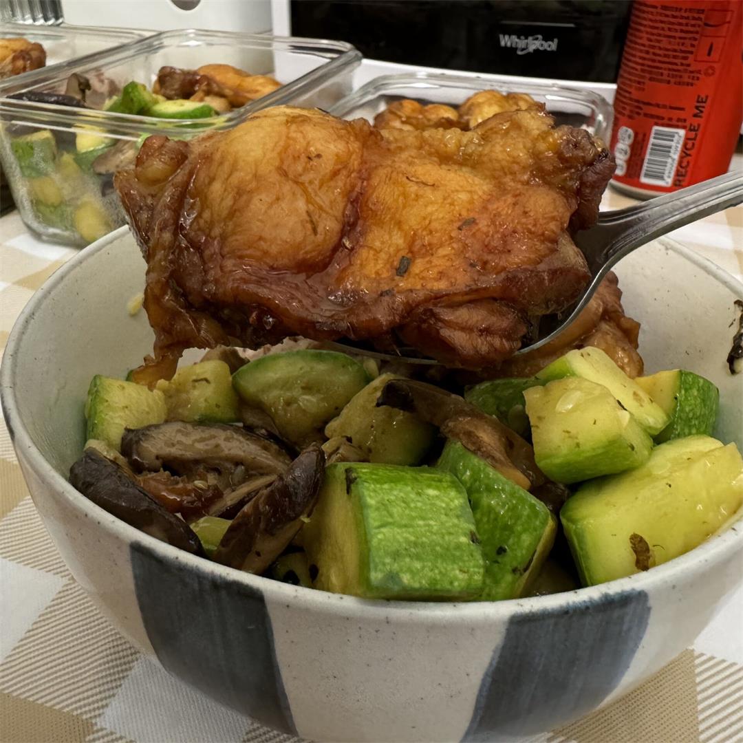 Chicken Thighs Seasoned With Instant Ramen Powder