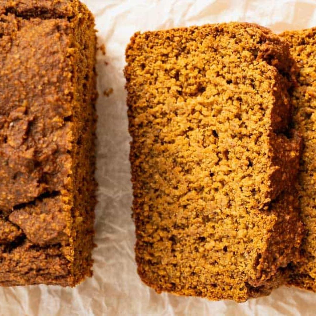 Gluten Free Pumpkin Bread (1-Bowl, Dairy-Free)