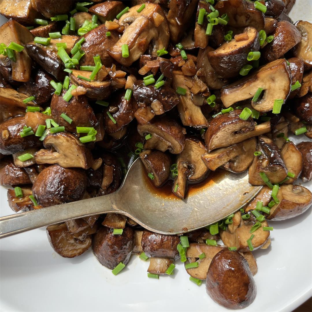 Roasted Marsala Mushrooms