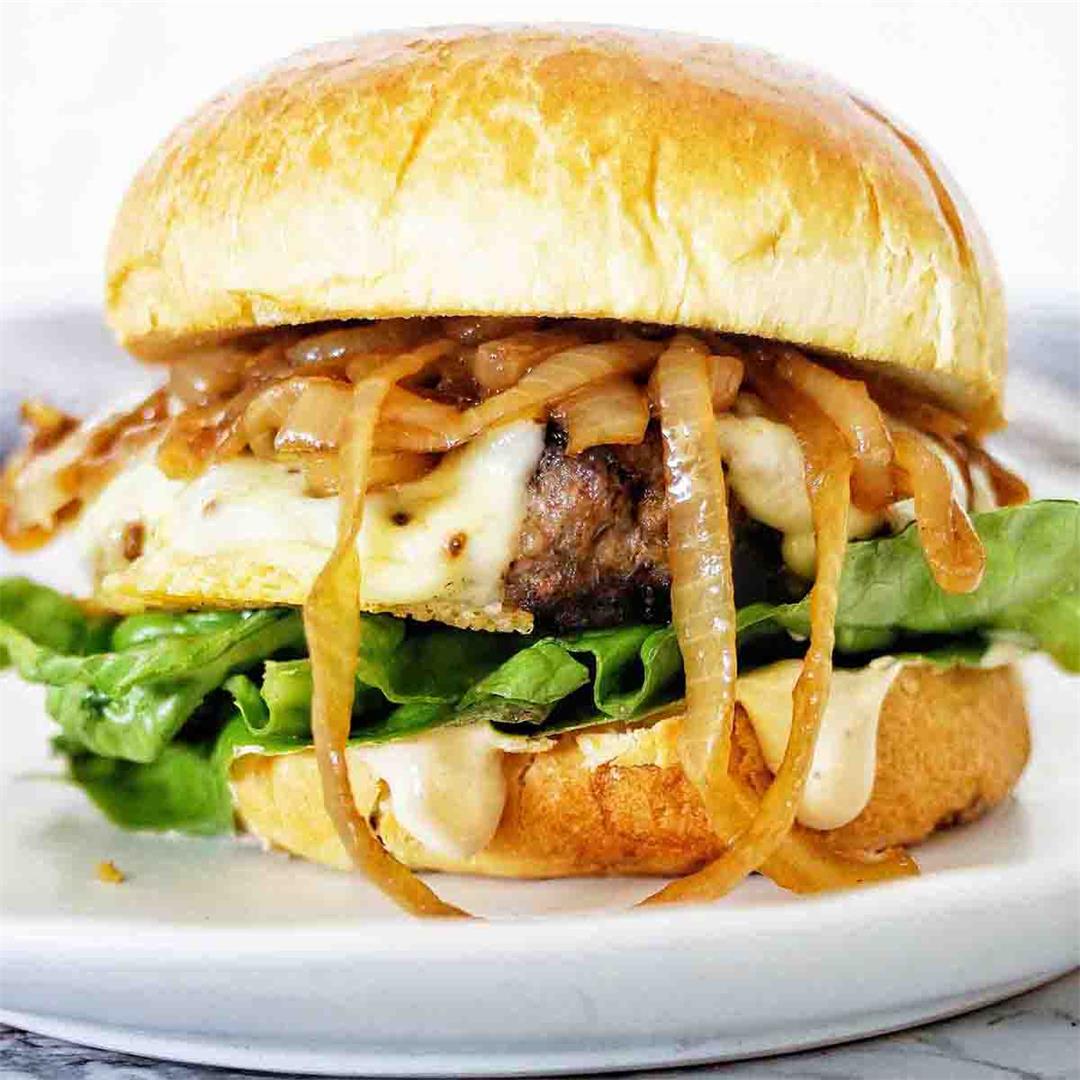 Caramelised Onion Burger