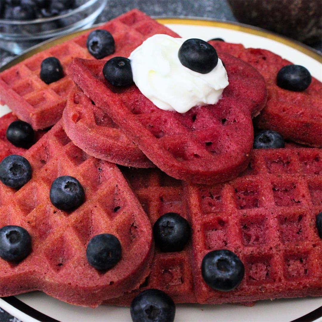 Beetroot Waffles: Air Fryer or Waffle Iron