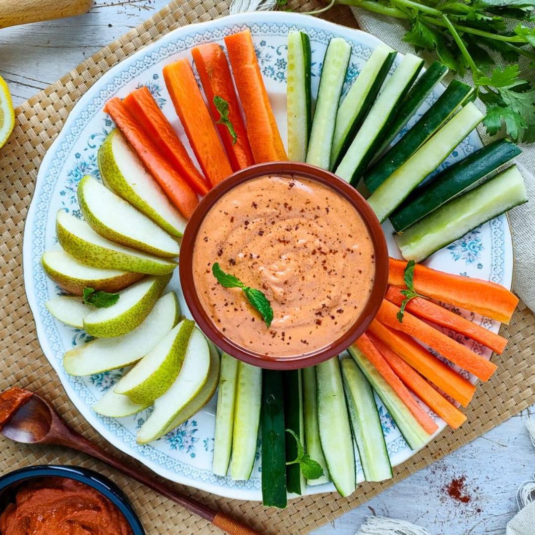 Creamy Harissa Dip with Yogurt and Tahini