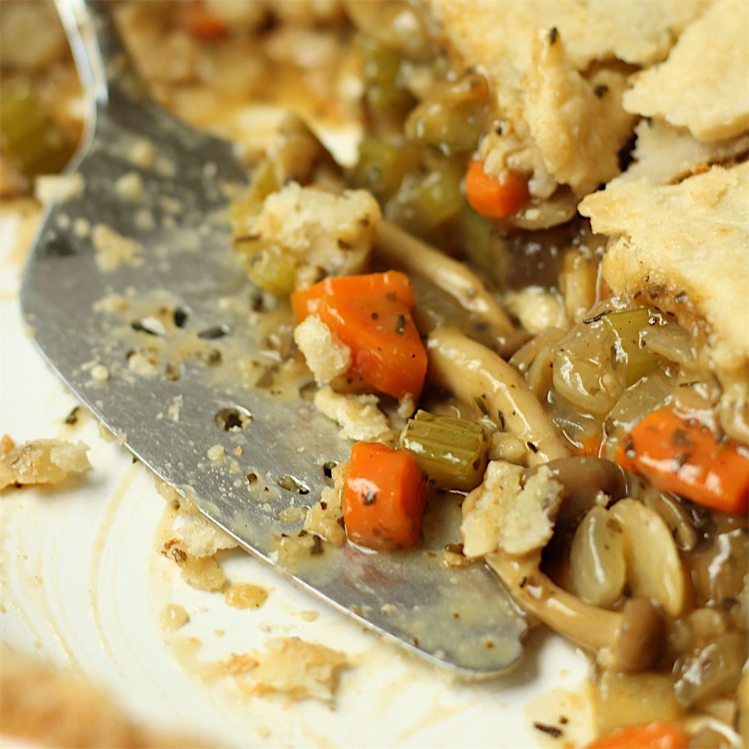 Vegan Mushroom Pot Pie