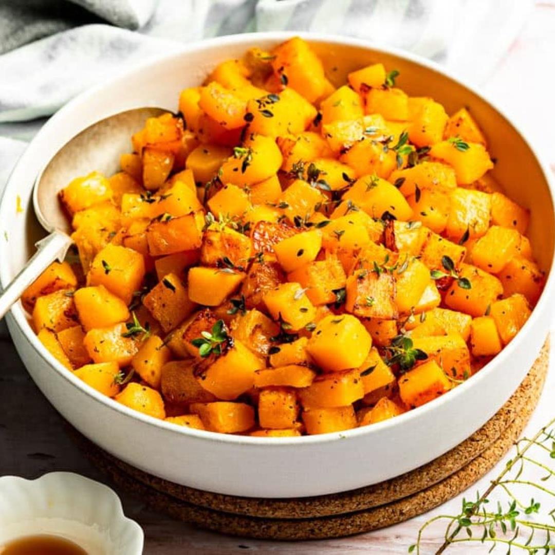 20-Minute Sautéed Butternut Squash Recipe With Thyme